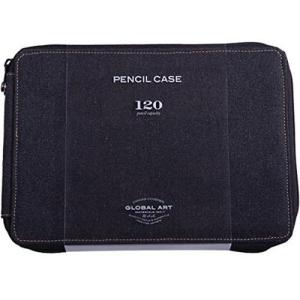 Speedball Global Art Canvas Pencil Case Black - Holds 120 Pencils