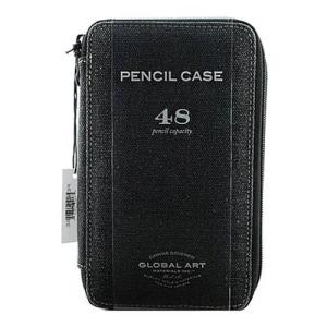 Speedball Global Art Canvas Pencil Case Black - Holds 48 Pencils