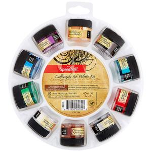 Speedball Pigmented Acrylic Ink Kit - (11 Pieces)