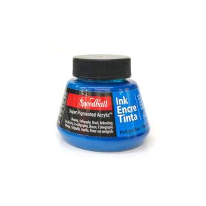 Speedball Super Pigmented Acrylic Ink - (2oz/59ml) Indigo Blue