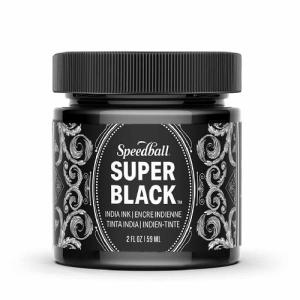 Speedball Super Black India Ink (2 ounce jar) 003338