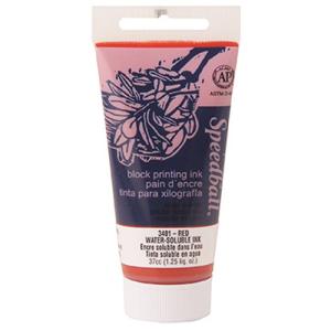 Speedball Block Printing Ink - (1.25oz/37ml) Red