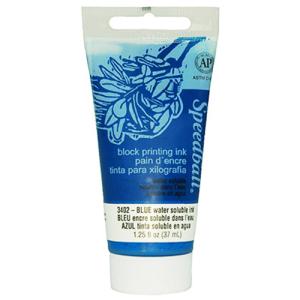 Speedball Block Printing Ink - (1.25oz/37ml) Blue