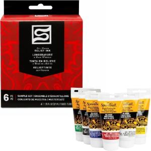 Speedball Oil Based Relief Block Printing Starter Set (6x1.25oz)