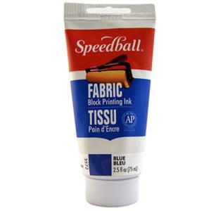 Speedball Block Printing Fabric Ink - (2.5oz/75ml) Blue