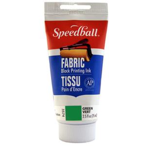 Speedball Block Printing Fabric Ink - (2.5oz/75ml) Green