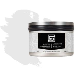 Speedball White Oil Based Relief Block Printing Ink Can (8oz)