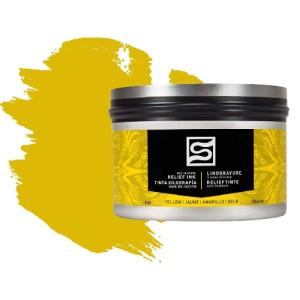 Speedball Yellow Oil Based Relief Block Printing Ink Can (8oz)