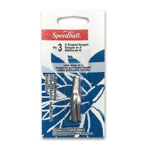 Speedball #3 U-Shaped Gouge Linoleum Cutters (2 pack)