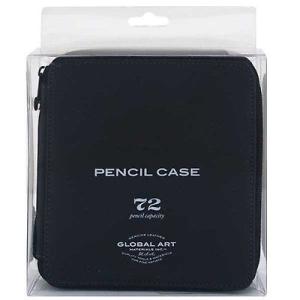 Speedball Global Art's Black Leather Pencil Case - Holds 72 Pencils  414720