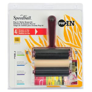 Speedball Pop-In Roller Brayer Kit 4"