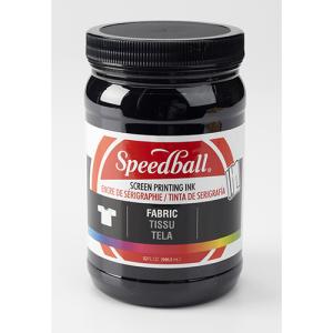 Speedball Black Waterbased Textile Ink -32oz
