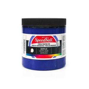 Speedball Screen Printing Acrylic Ink - (8oz/236.2ml) Process Cyan