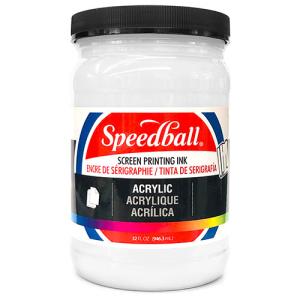 Speedball Screen Printing Acrylic Ink - (32oz/946ml) White