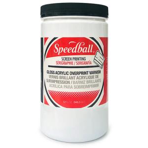 Speedball Screen Printing Gloss Acrylic Overprint Varnish - (32oz/946.3ml)