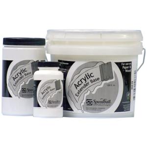Speedball Permanent Acrylic Screen Printing Extender Base (1 Gallon)