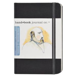 Global Art Travelogue Drawing Hand Book - Portrait (5.5" x 3.5") Ivory Black