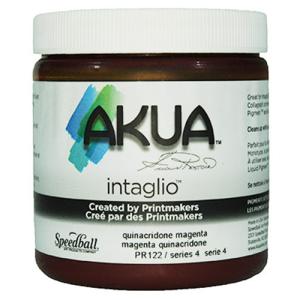 Speedball Akua Intaglio Printmaking Ink - (8oz/237ml) Quinacridone Magenta