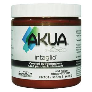 Speedball Akua Intaglio Printmaking Ink - (8oz/237ml) Red Oxide