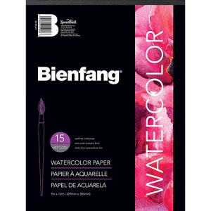 Speedball Bienfang Watercolor Paper Pad 9" x 12" - (15 Sheets, 140lb)