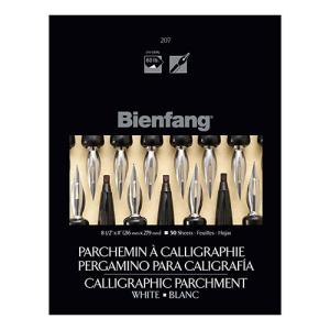 Speedball Bienfang Calligraphy Parchment Paper 8.5" x 11" - (50 sheets, 60lb) White