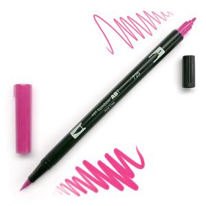 Tombow Dual Brush Pen -Rhodamine Red 725