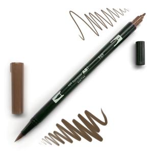 Tombow Dual Brush Pen -Chocolate 969