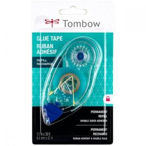 Tombow Mono Adhesive Glue Tape Cartridge Refill - Permanent