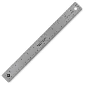Westcott Flexible Stainless Steel Ruler 12in