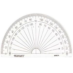Westcott 4" 180 Degree Protractor  12925