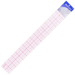 Westcott 8ths Graph Beveled Ruler 2in x 18in