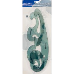 Westcott French Curves Set - (3 Pieces)