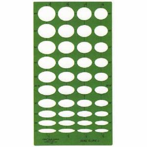 Westcott Stencils Template - Small Ellipse #3