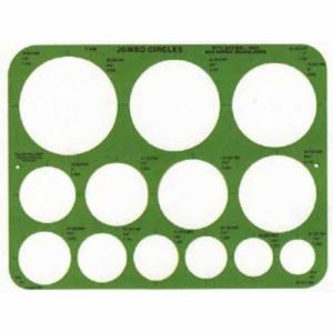 Westcott Stencils Template - Jumbo Circles