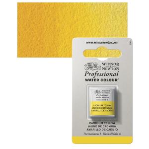 Winsor & Newton Professional Water Colour Half Pan  Cadmium Yellow