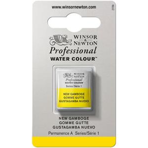 Winsor & Newton Professional Water Colour Half Pan - New Gamboge