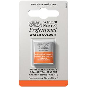 Winsor & Newton Professional Water Colour Half Pan - Transparent Orange