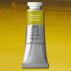 Winsor & Newton Professional Water Colour  (.47oz/14ml) Green Gold