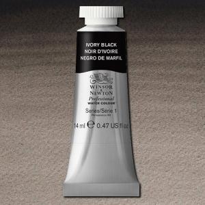 Winsor & Newton Professional Water Colour  (.47oz/14ml) Ivory Black