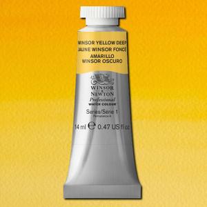 Winsor & Newton Professional Water Colour  (.47oz/14ml) Winsor Yellow Deep