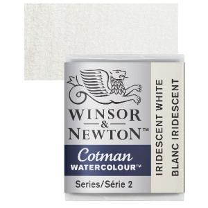 Winsor & Newton Cotman Half Pan Watercolor - Iridescent White  0301330