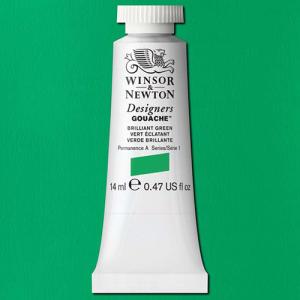 Winsor & Newton Designers Gouache  (0.47oz/14mL) Brilliant Green