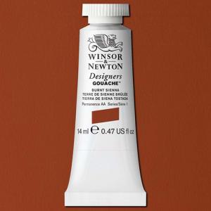 Winsor & Newton Designers Gouache  (0.47oz/14mL) Burnt Sienna