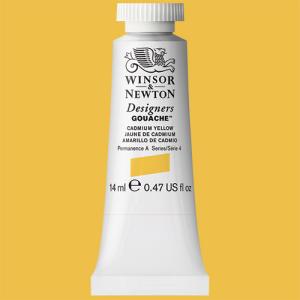 Winsor & Newton Designers Gouache  (0.47oz/14mL) Cadmium Yellow