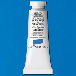 Winsor & Newton Designers Gouache  (0.47oz/14mL) Cerulean Blue