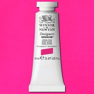 Winsor & Newton Designers Gouache  (0.47oz/14mL) Opera Pink