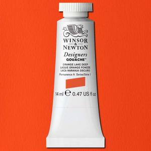 Winsor & Newton Designers Gouache  (0.47oz/14mL) Orange Lake Deep