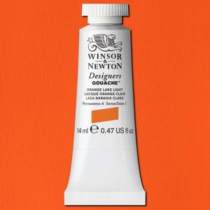 Winsor & Newton Designers Gouache  (0.47oz/14mL) Orange Lake Light