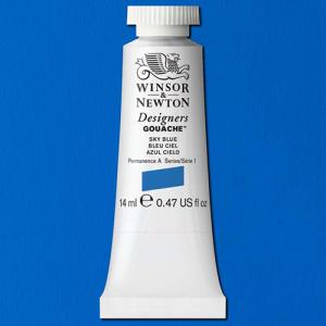 Winsor & Newton Designers Gouache  (0.47oz/14mL) Sky Blue