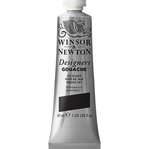 Winsor & Newton Designers Gouache  (1.25oz/37mL) Jet Black